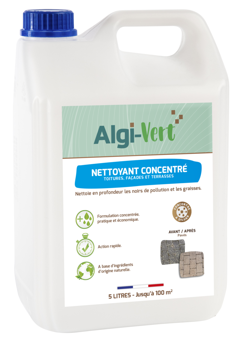 Anti-Dépôts Verts Mousses Lichens Ecogene - Curatif Préventif Concentré 450M²