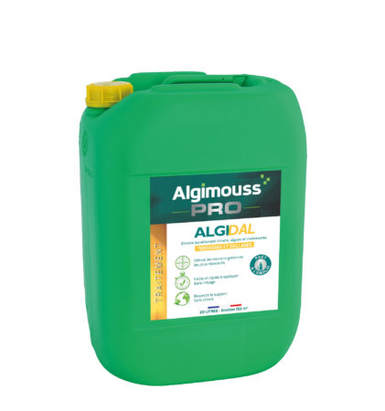 algidal elimine les lichens, algues et moisissures