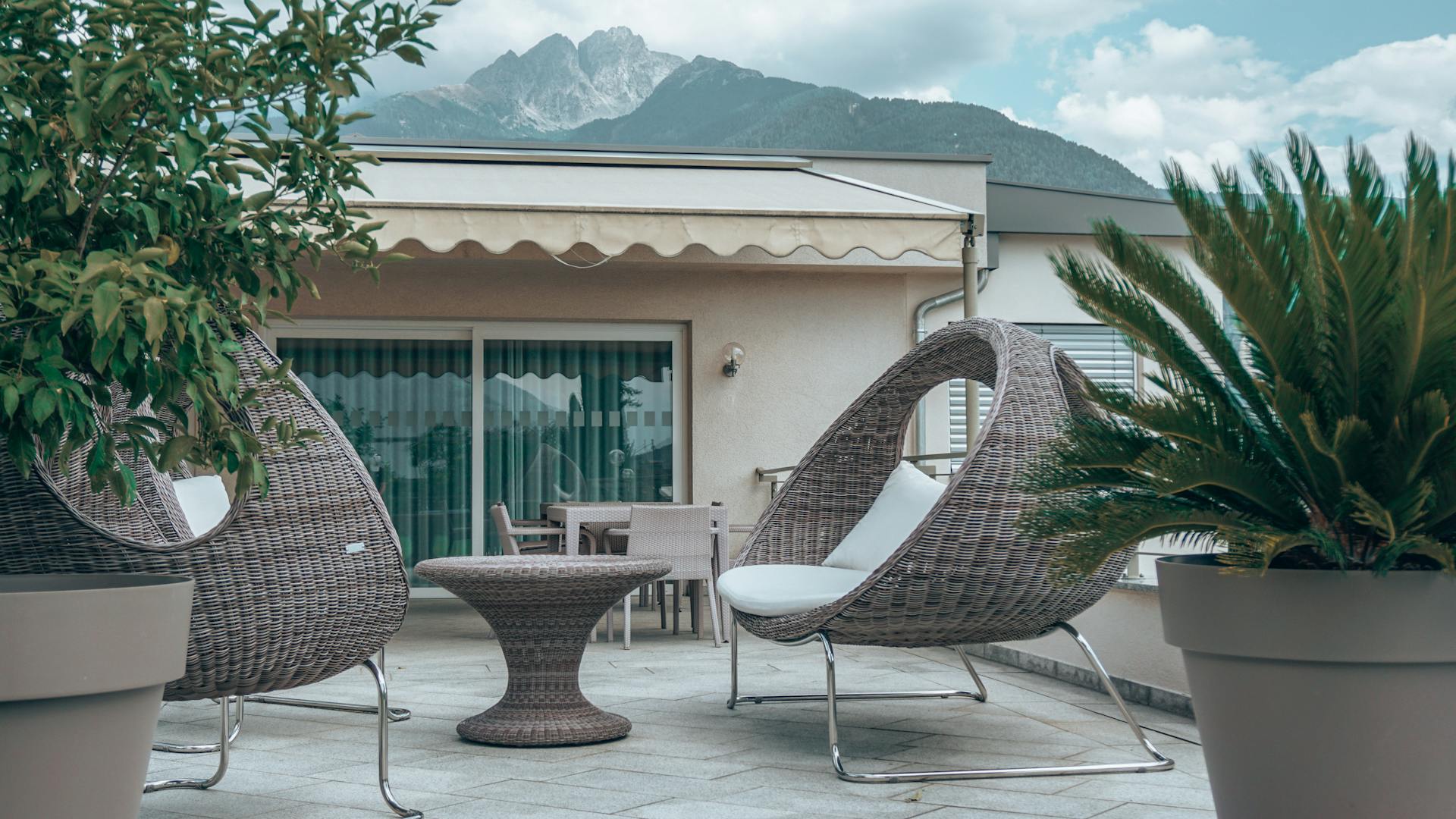 terrasse en travertin